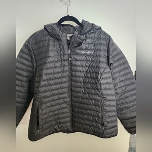 Eddie Bauer Women's Microlight Down Jacket, XXL Black